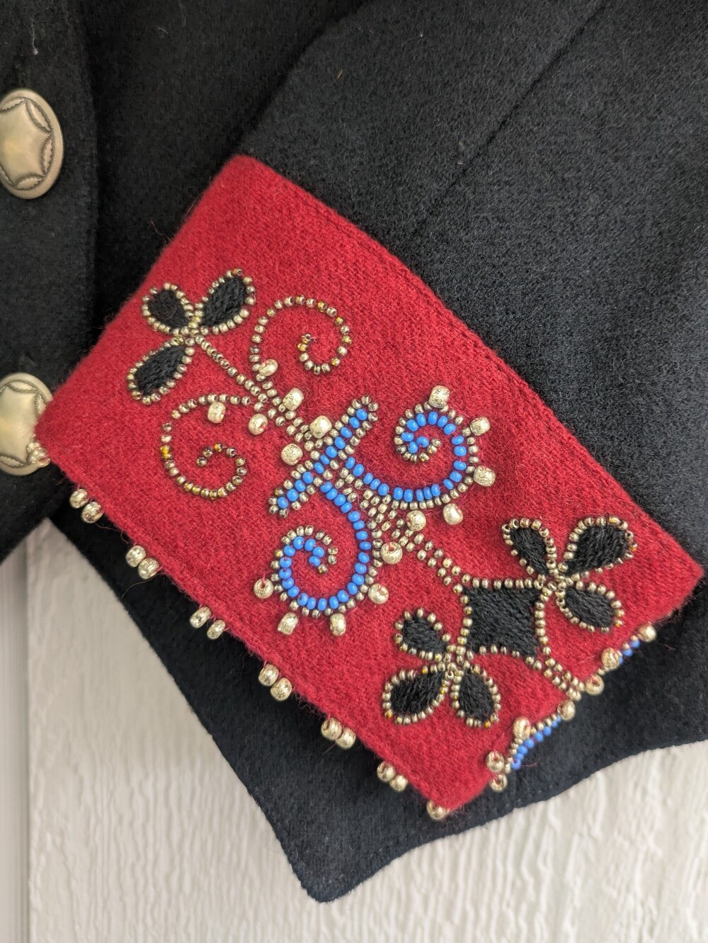 Double D Ranch Wool Beaded Button Jacket - Picture 3 of 10